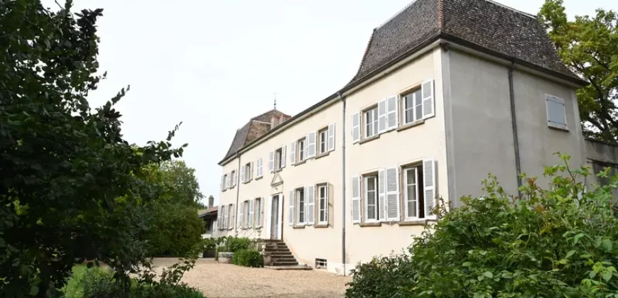 Maison de maître du XVIIIème siècle à 20 mn de Mâcon